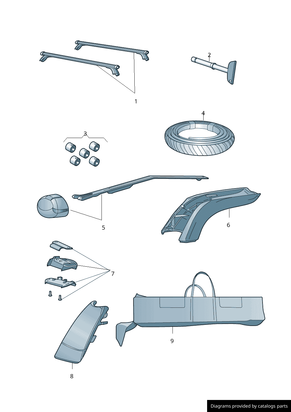 Car part diagram
