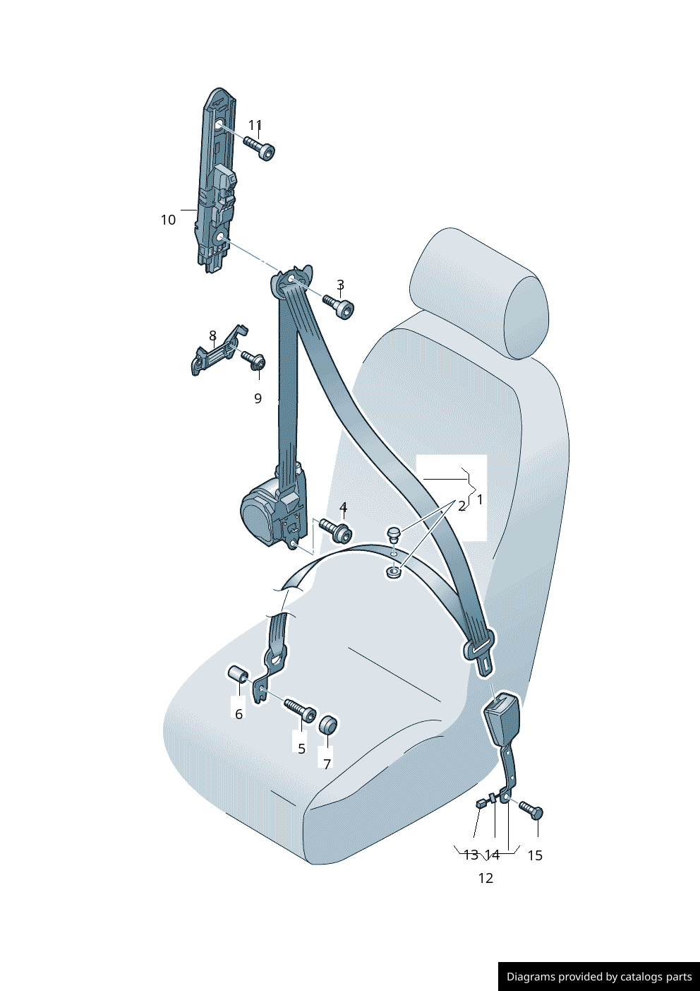 Car part diagram