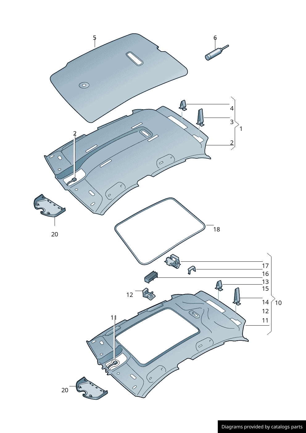 Car part diagram
