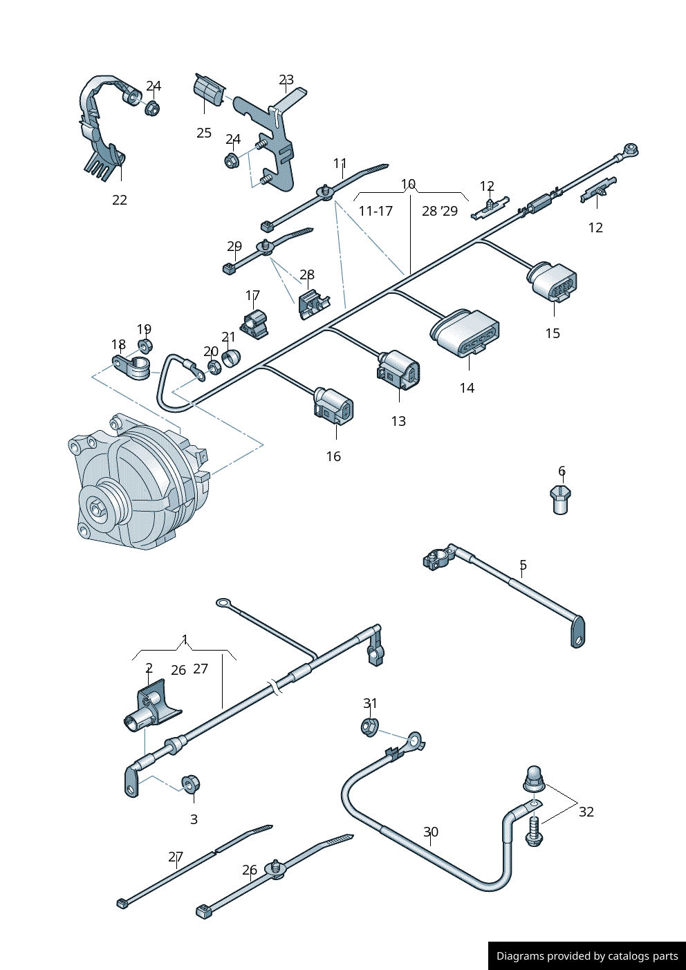 Car part diagram