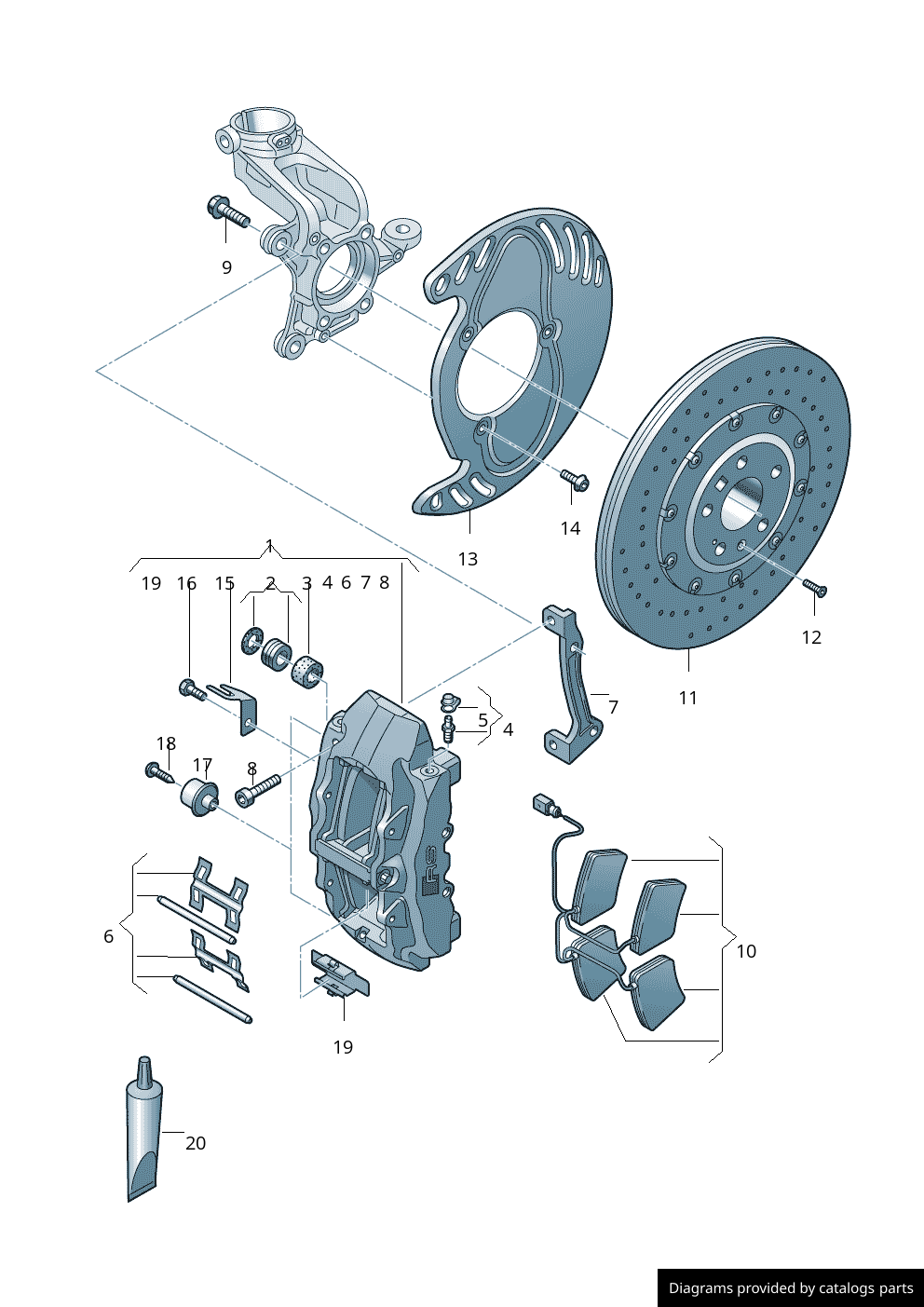 Car part diagram