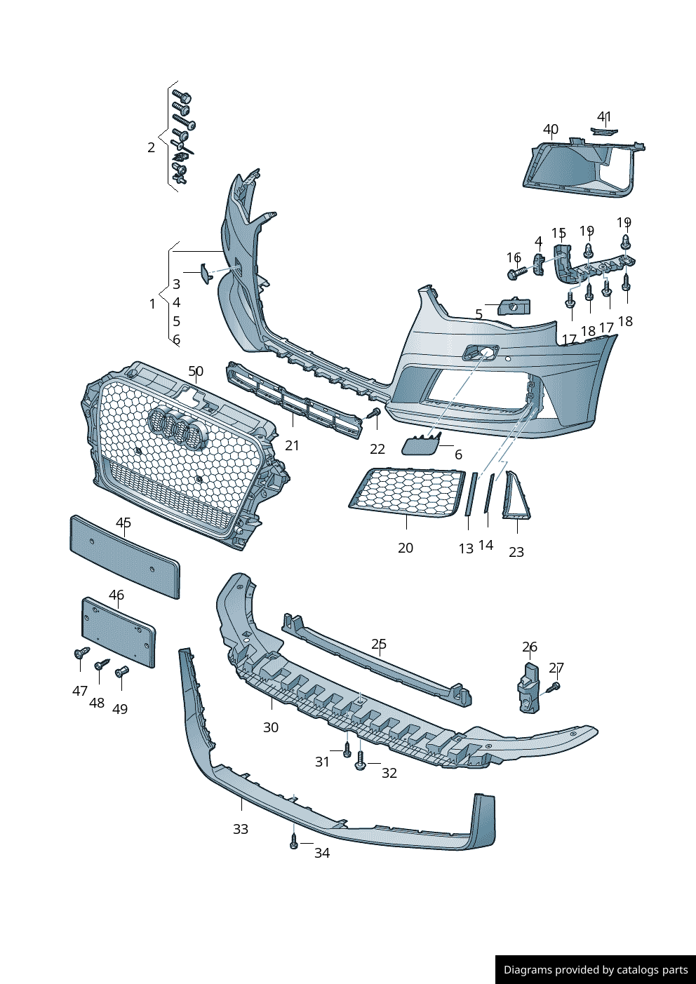 Car part diagram