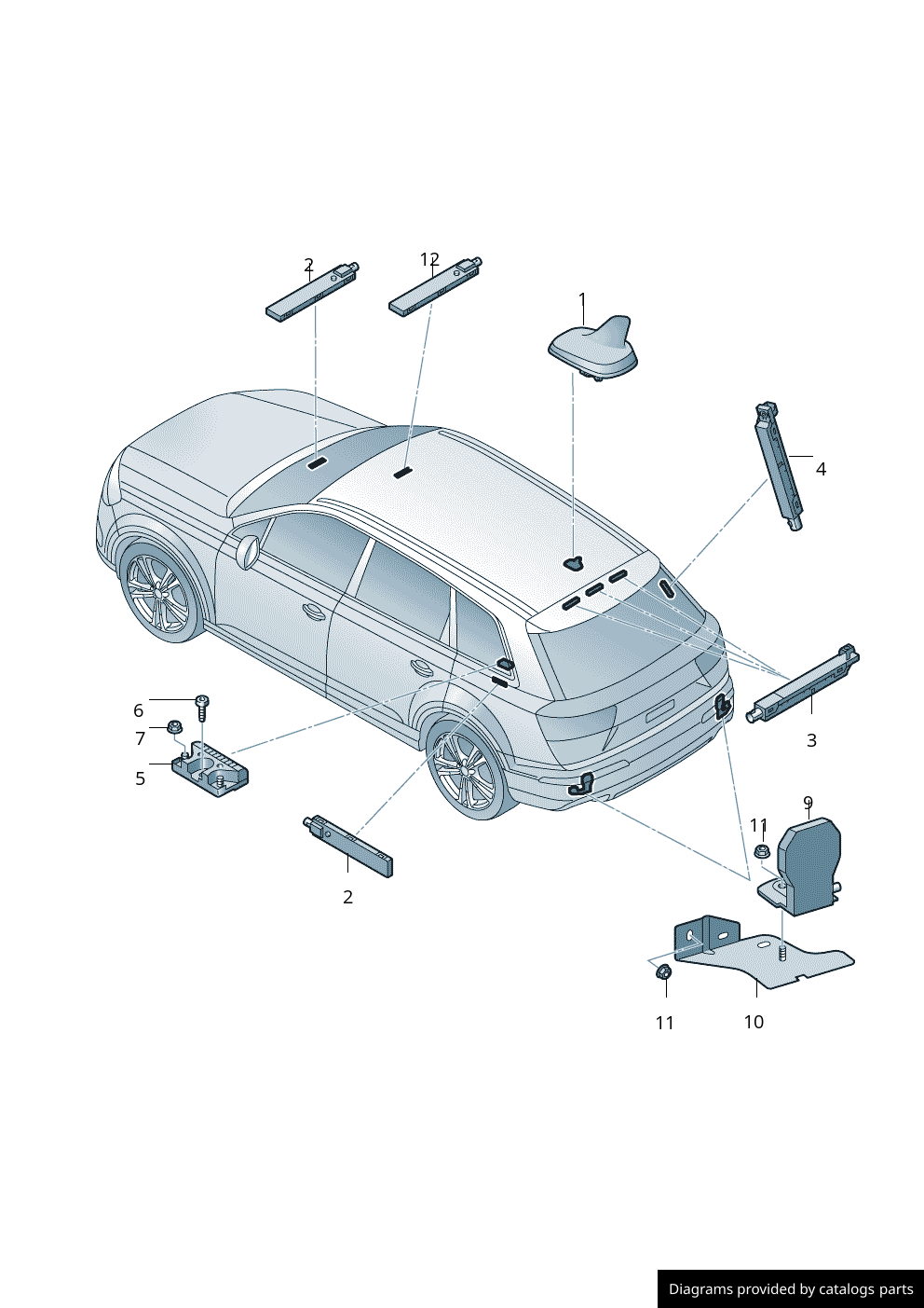 Car part diagram
