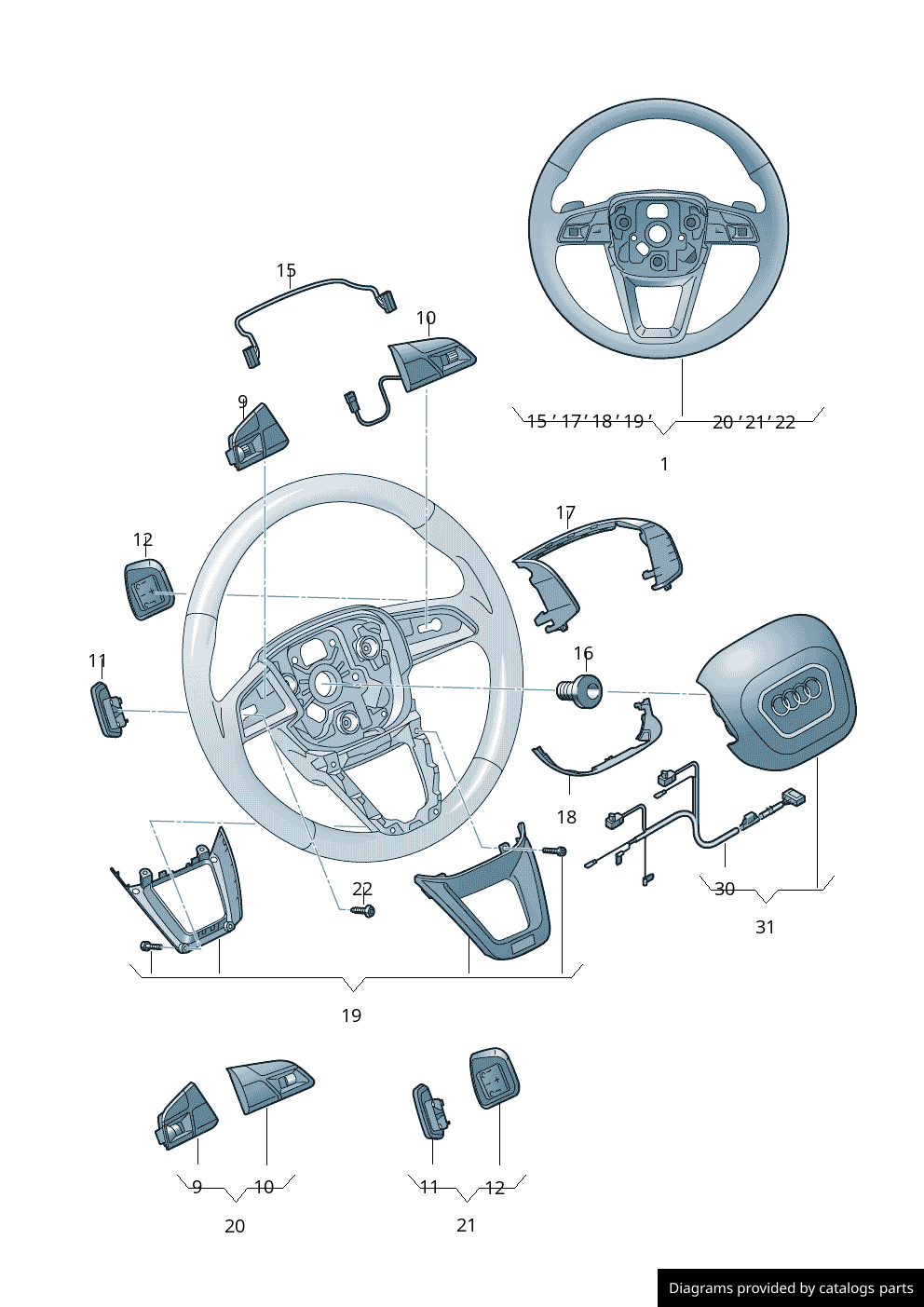 Car part diagram