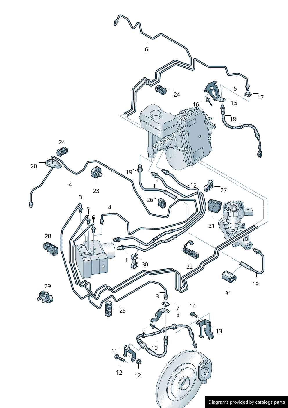 Car part diagram