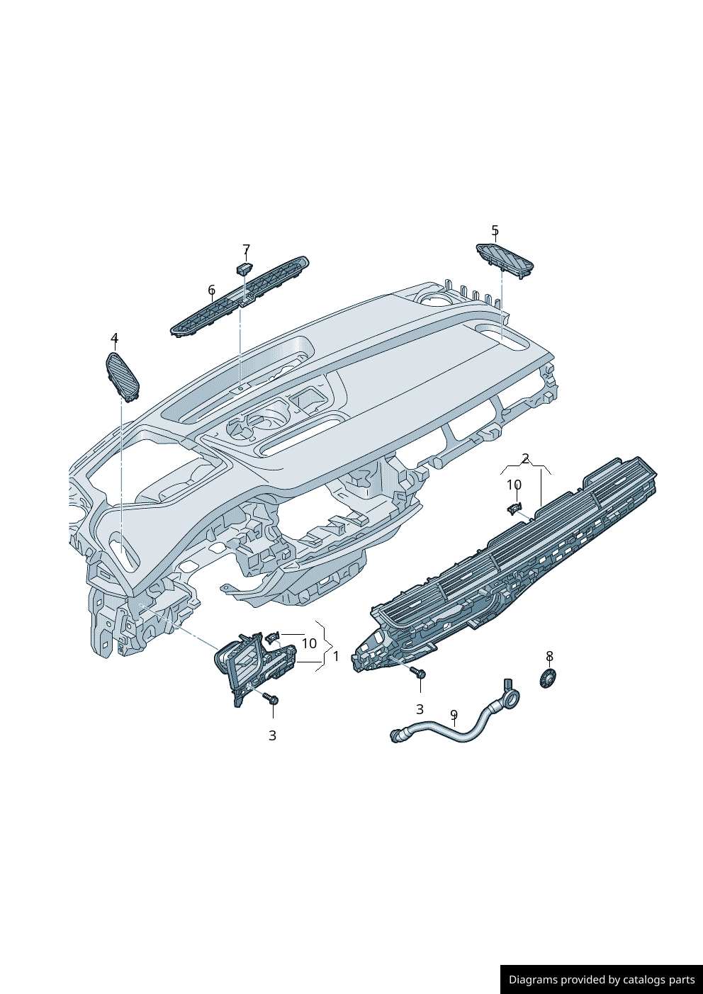 Car part diagram