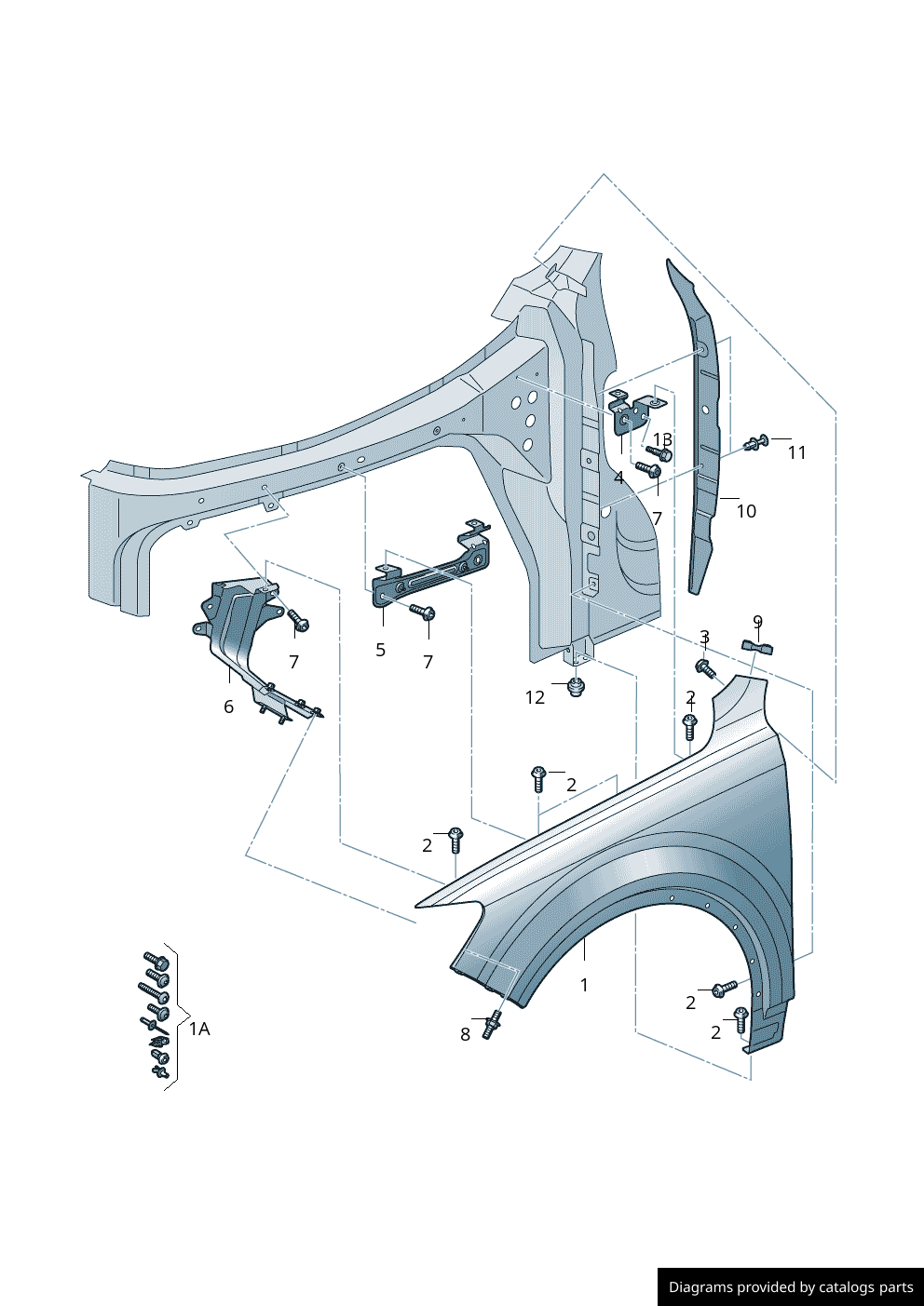 Car part diagram