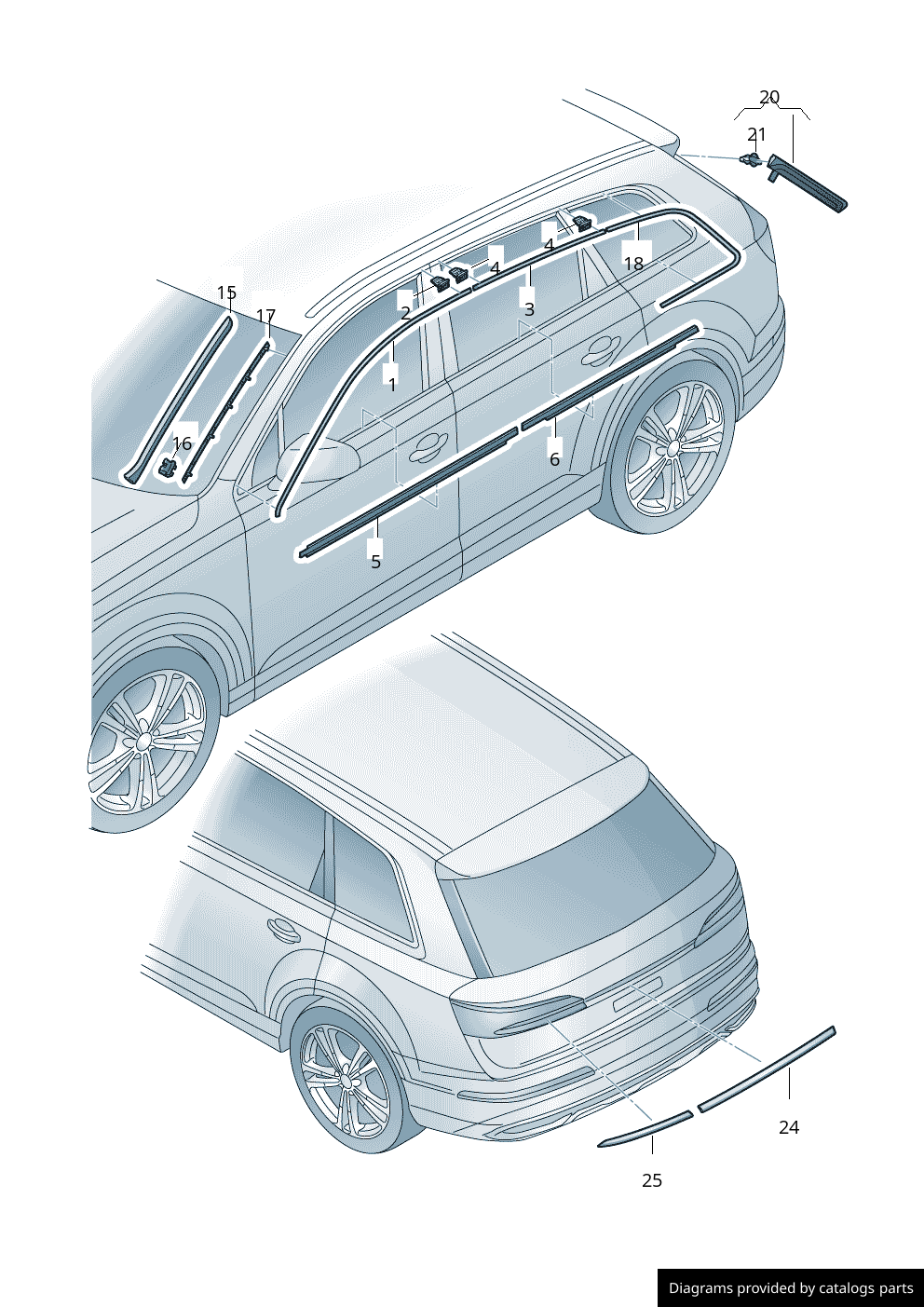 Car part diagram