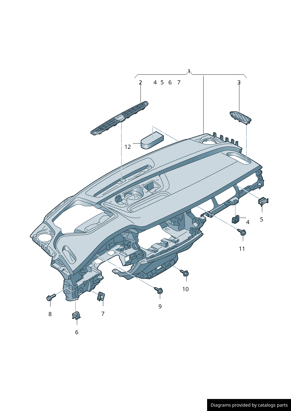 Car part diagram