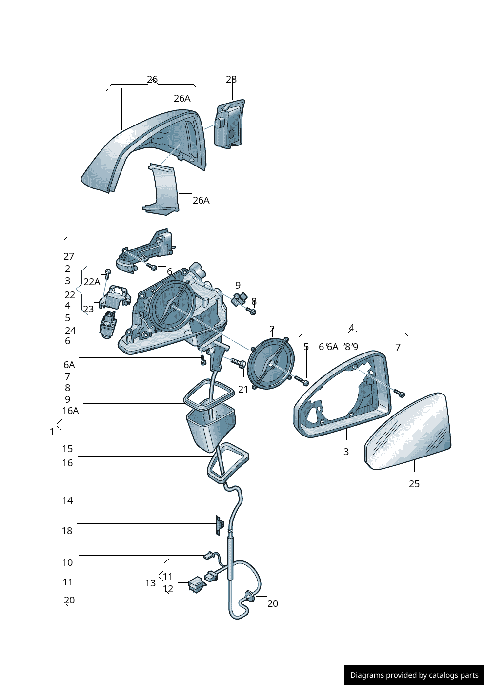 Car part diagram