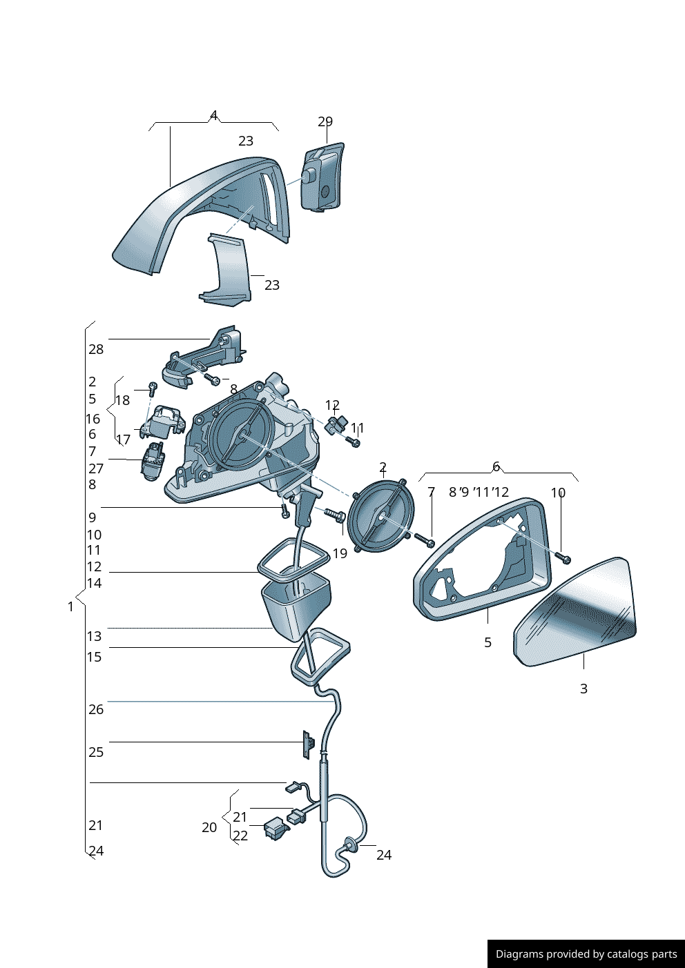 Car part diagram