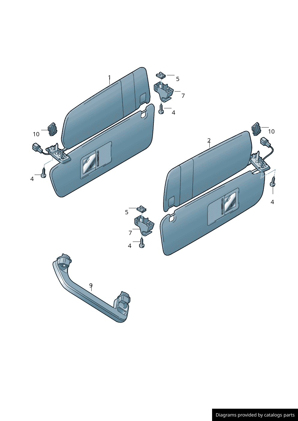 Car part diagram