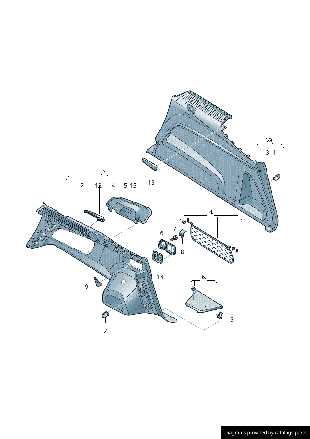 Car part diagram