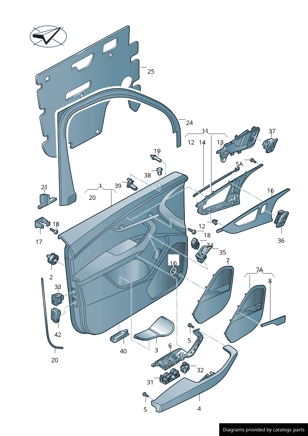 Car part diagram