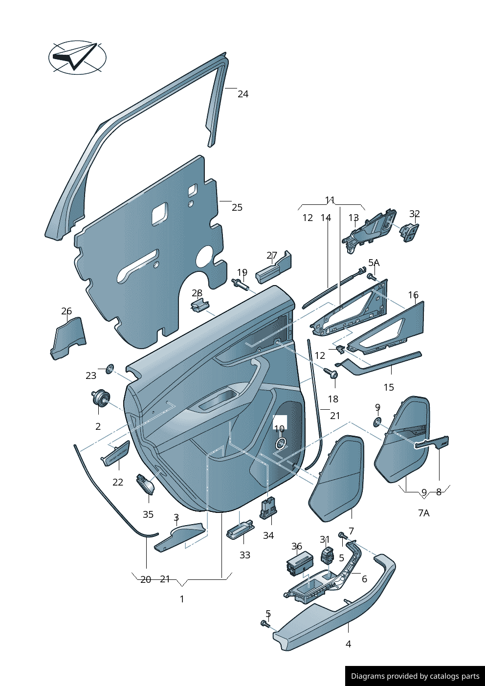 Car part diagram