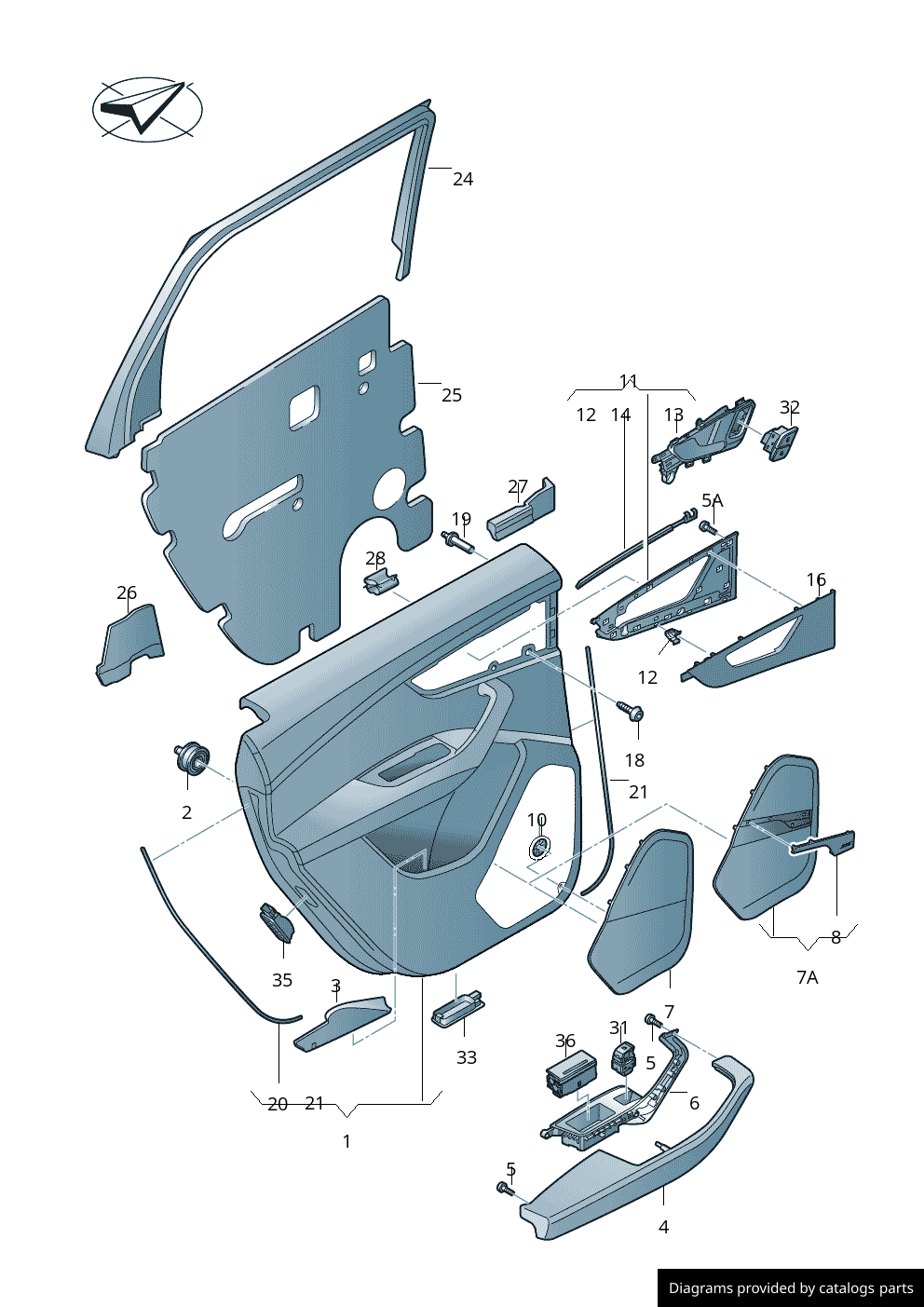 Car part diagram