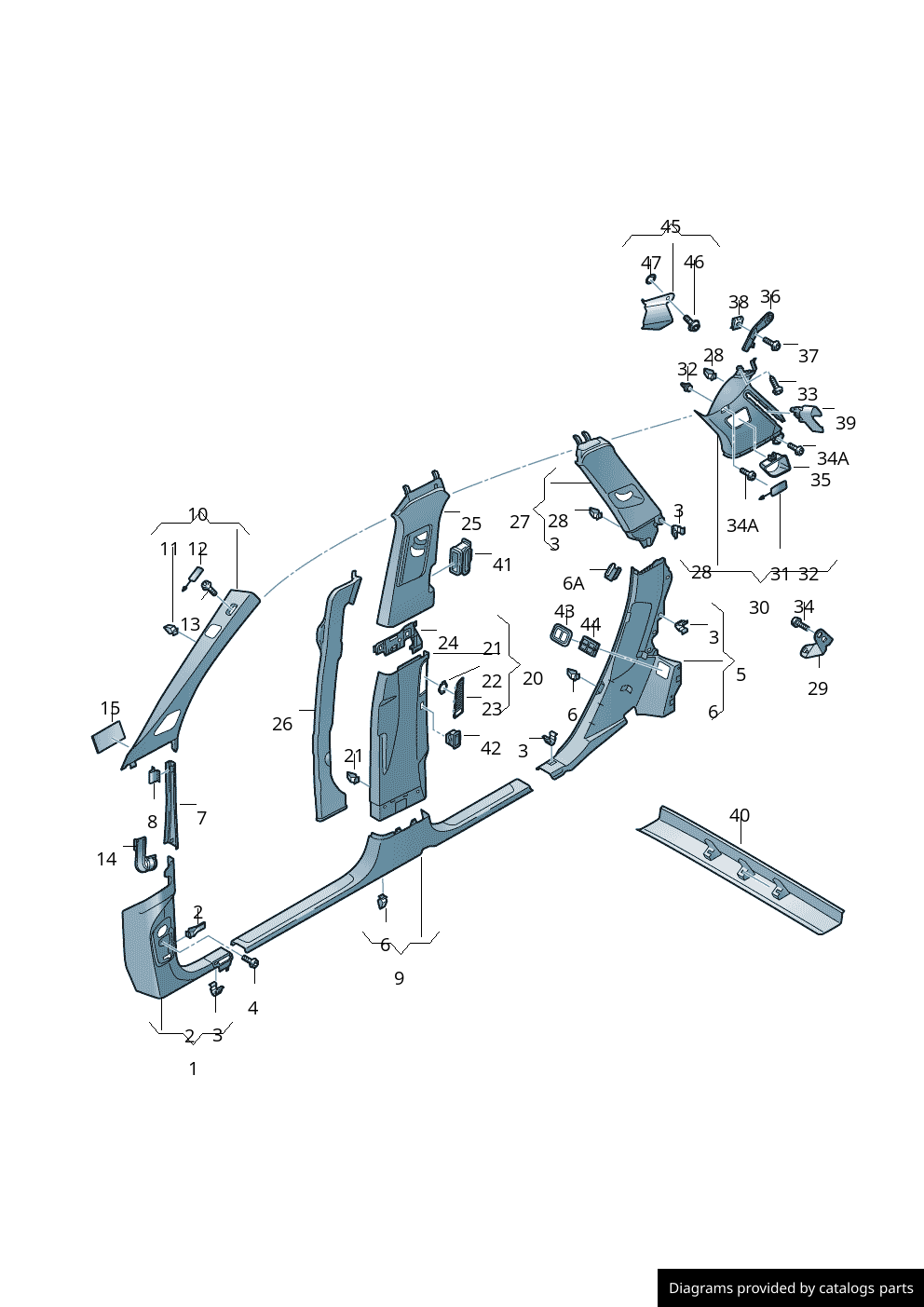 Car part diagram