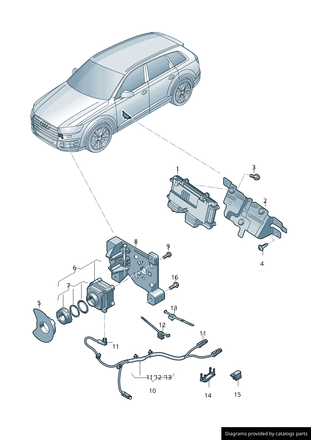 Car part diagram