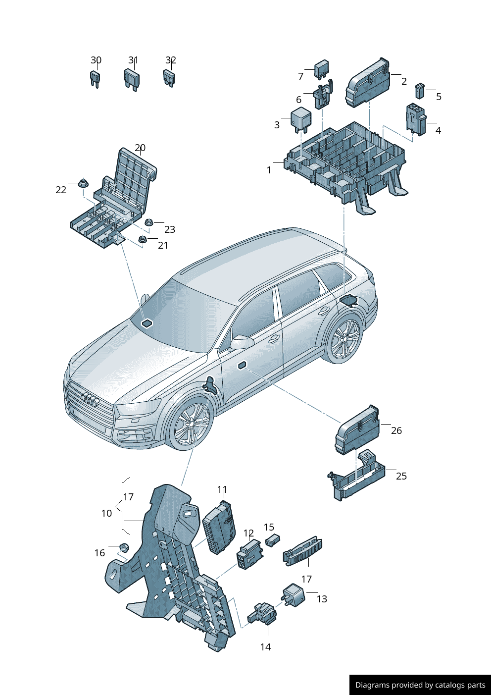 Car part diagram