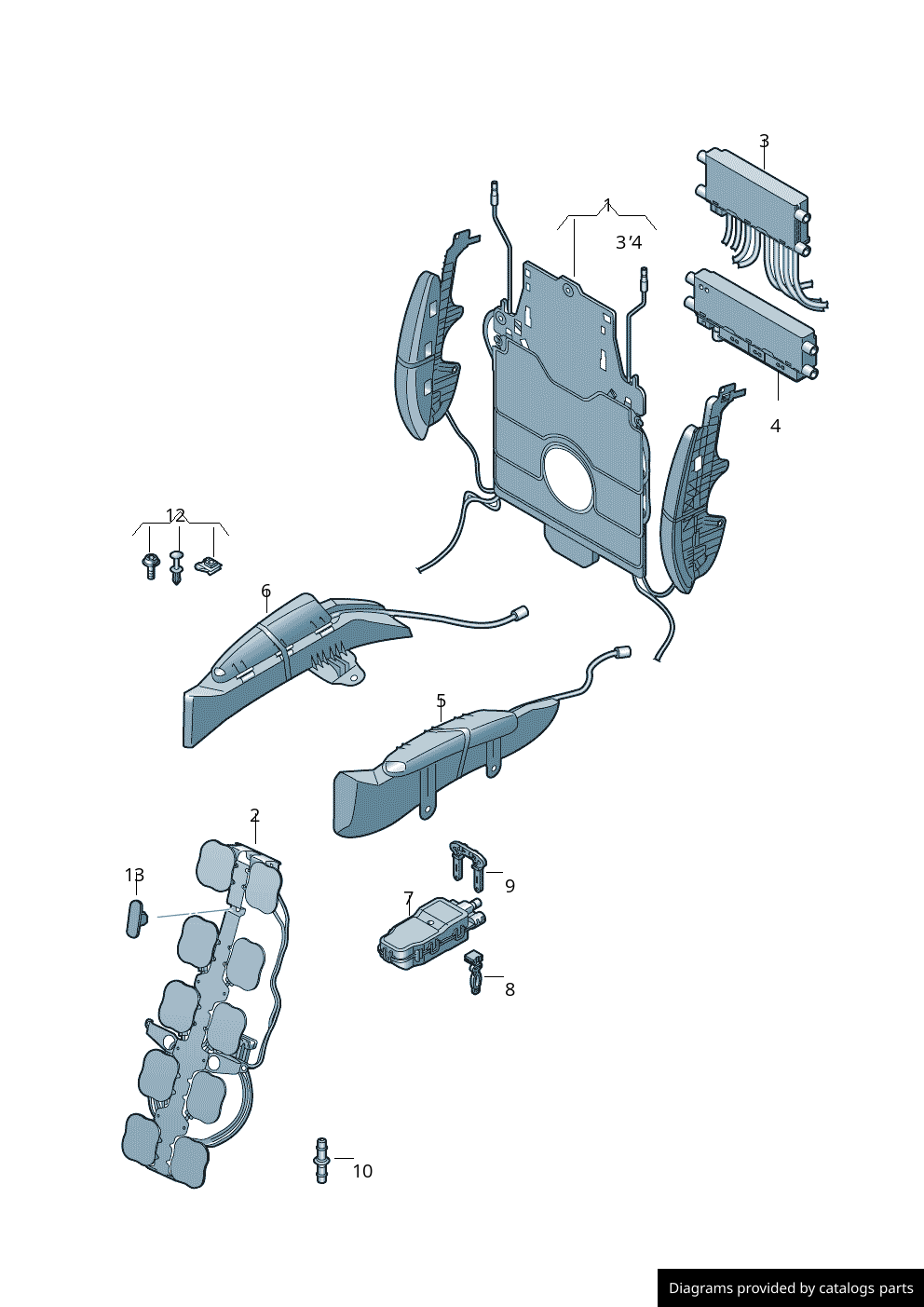 Car part diagram