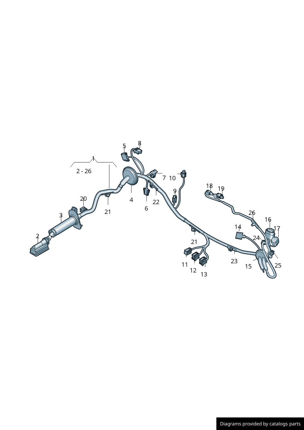 Car part diagram