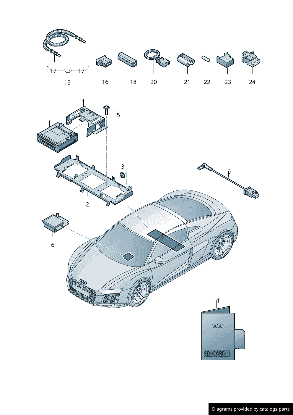 Car part diagram