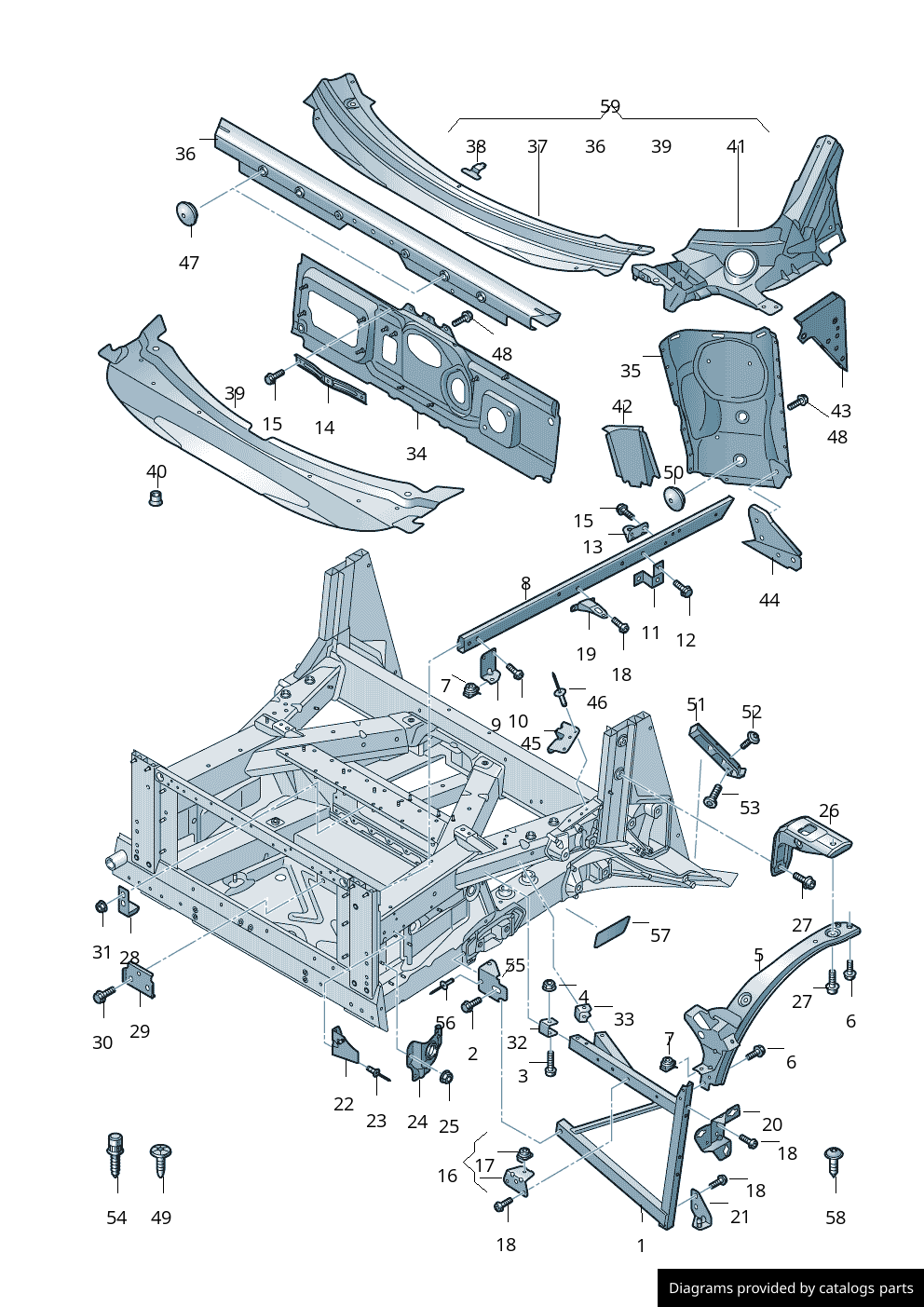 Car part diagram