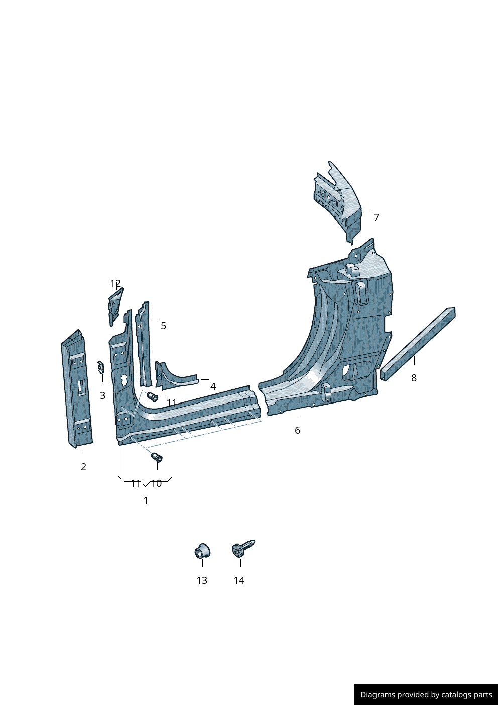 Car part diagram