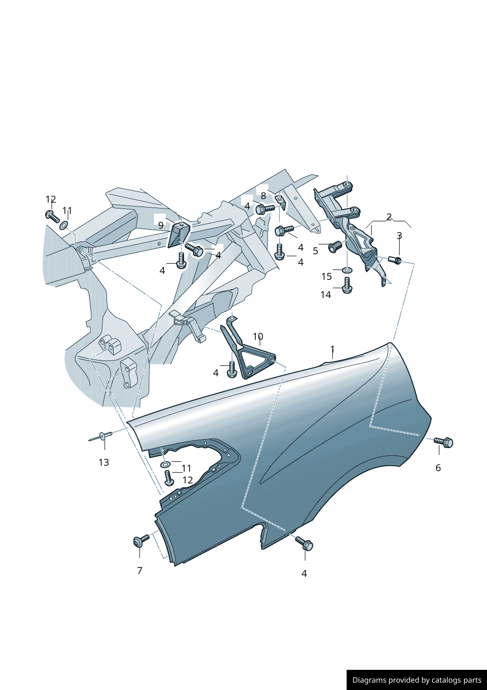 Car part diagram