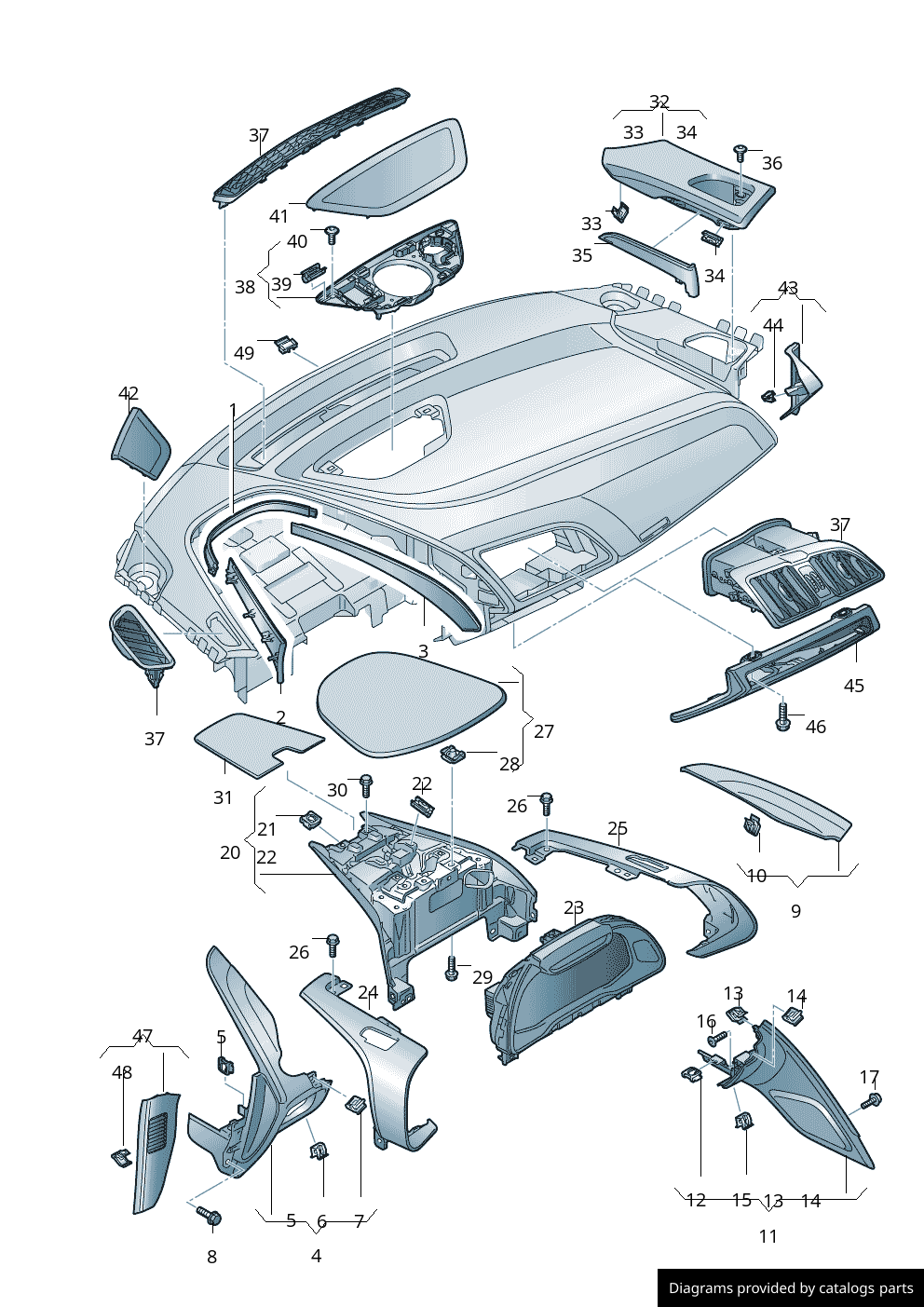 Car part diagram