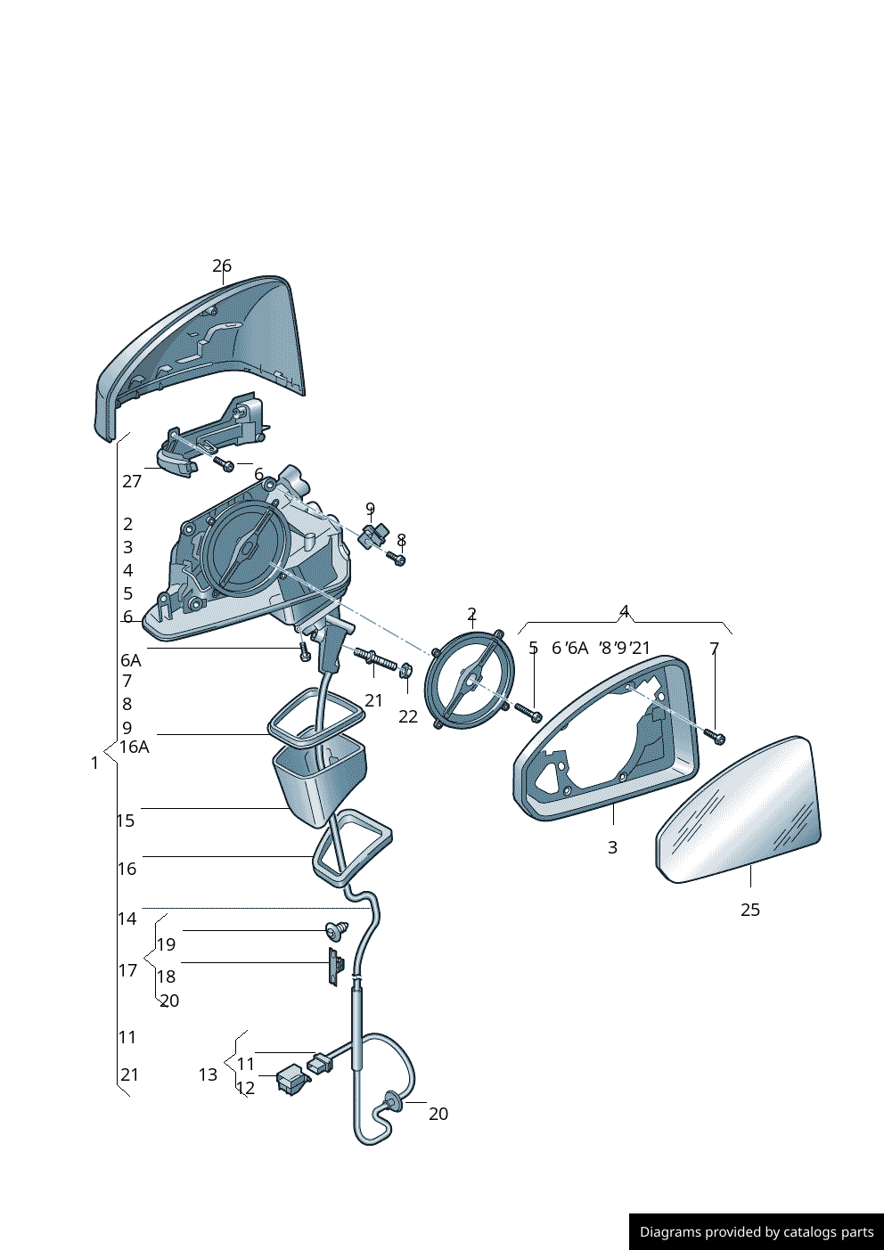 Car part diagram