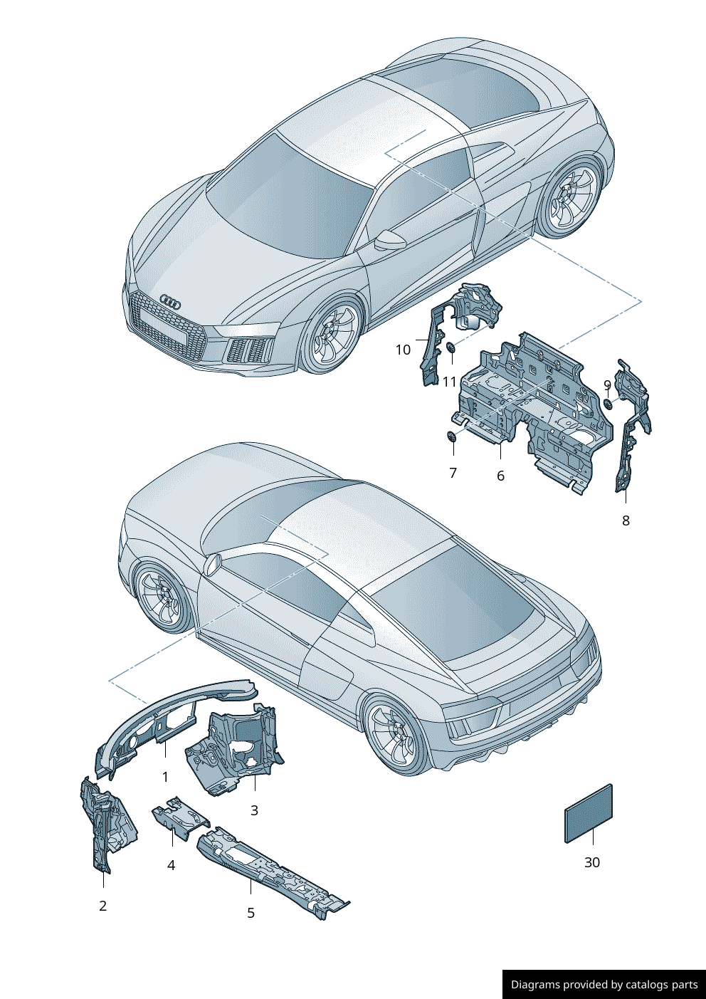 Car part diagram