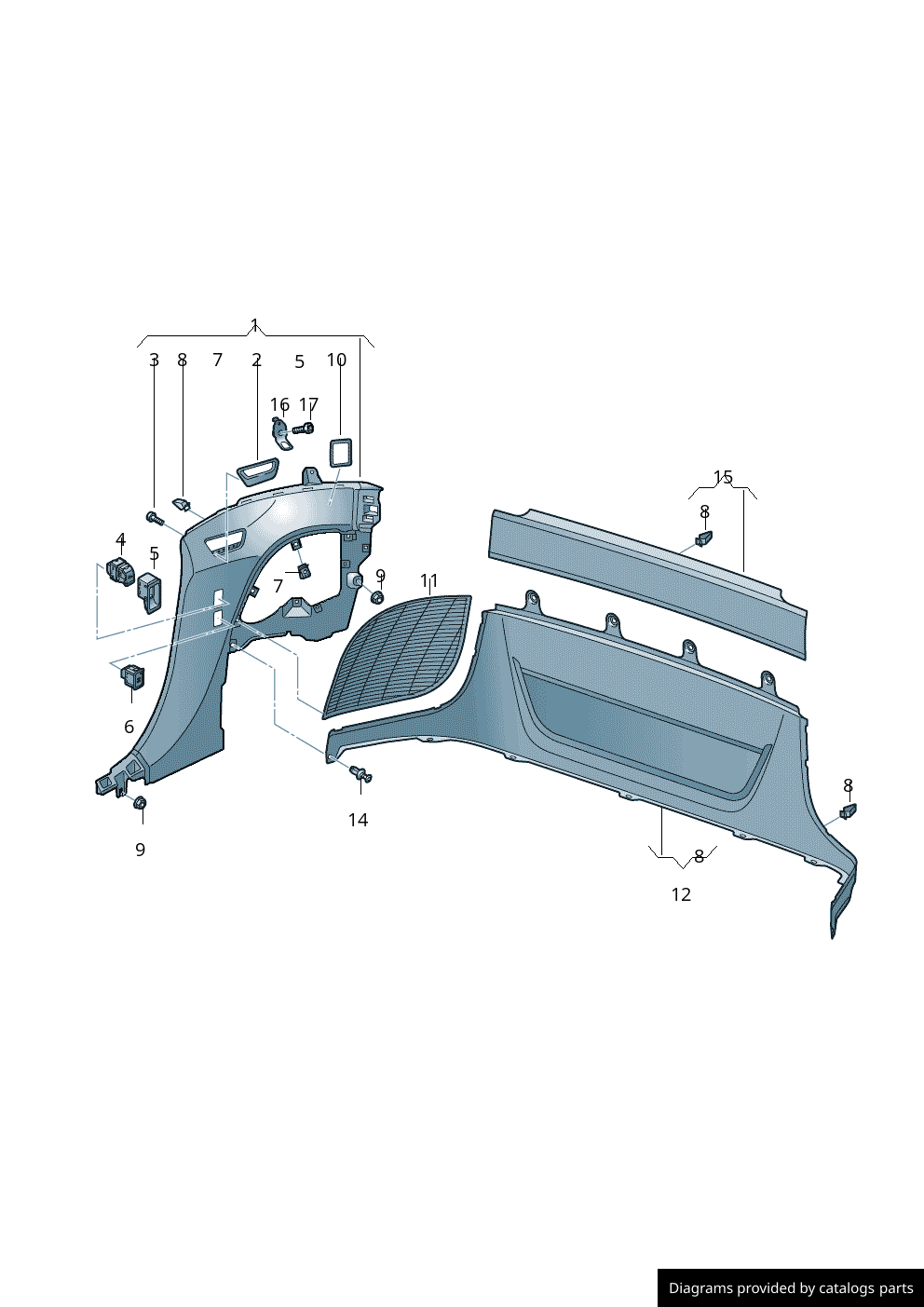 Car part diagram