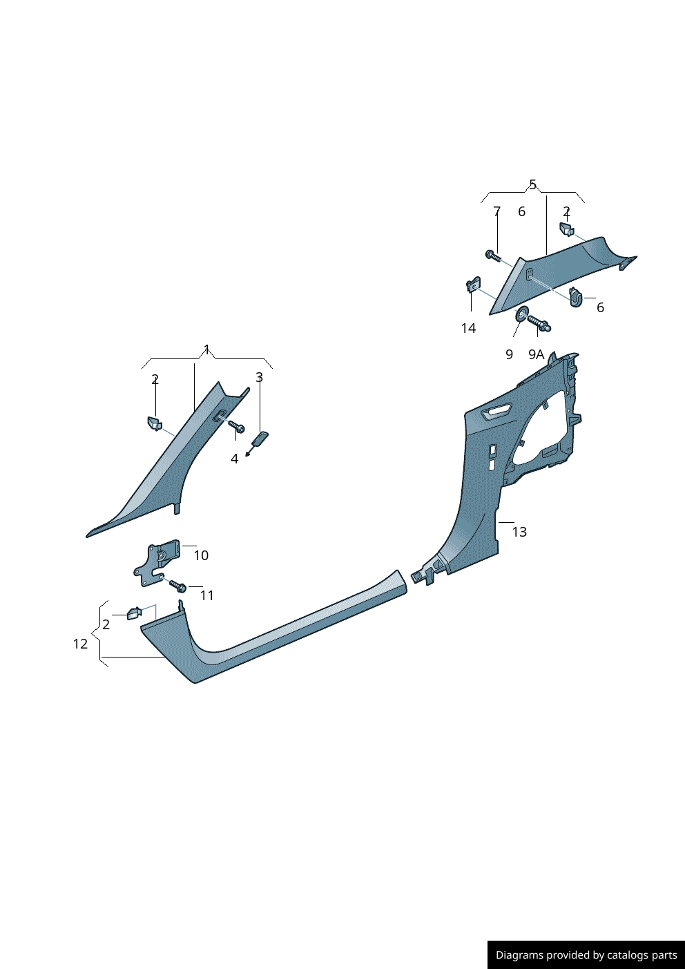 Car part diagram