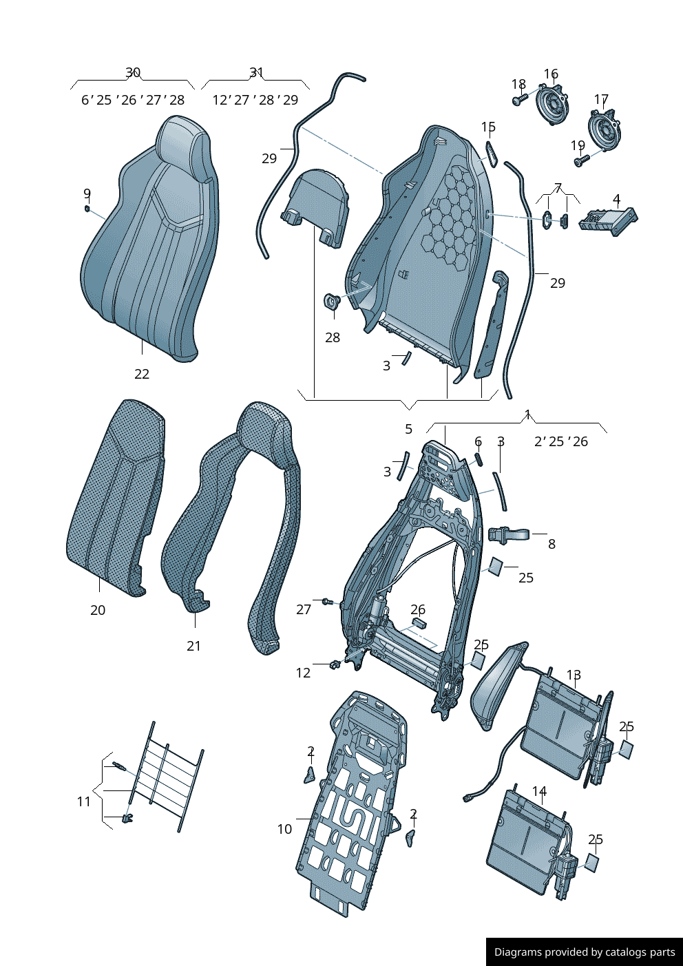 Car part diagram