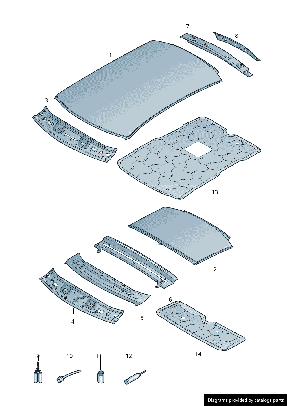 Car part diagram