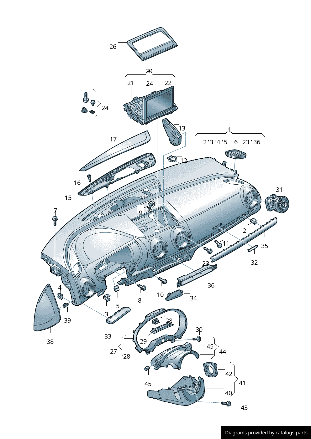 Car part diagram