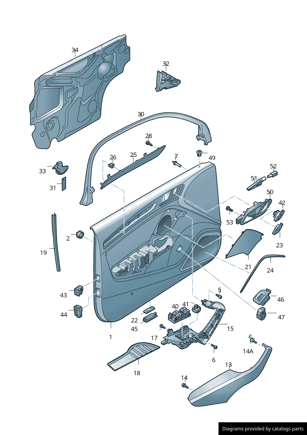 Car part diagram