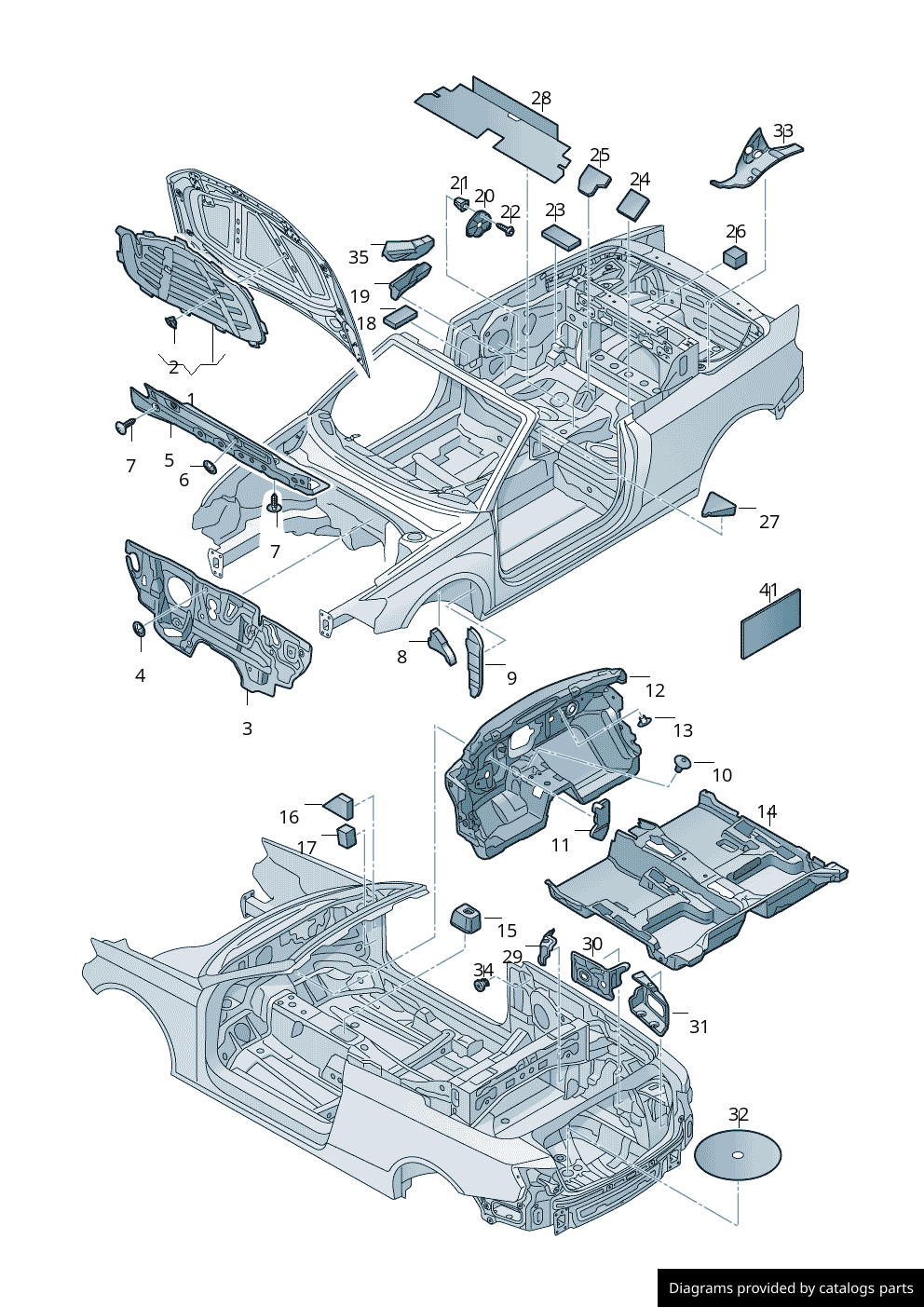 Car part diagram