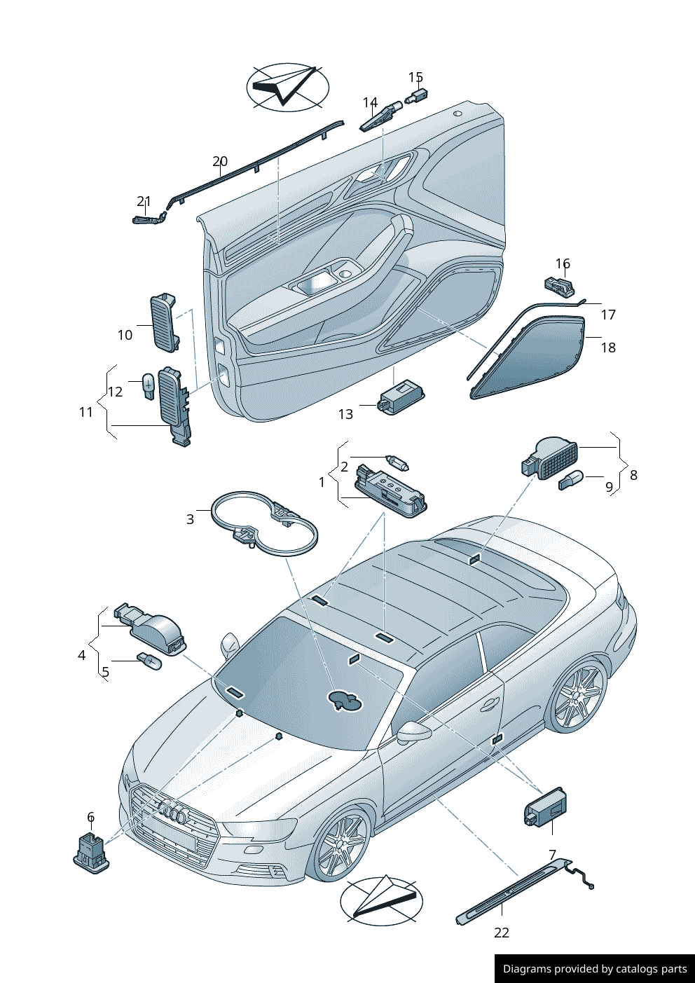 Car part diagram