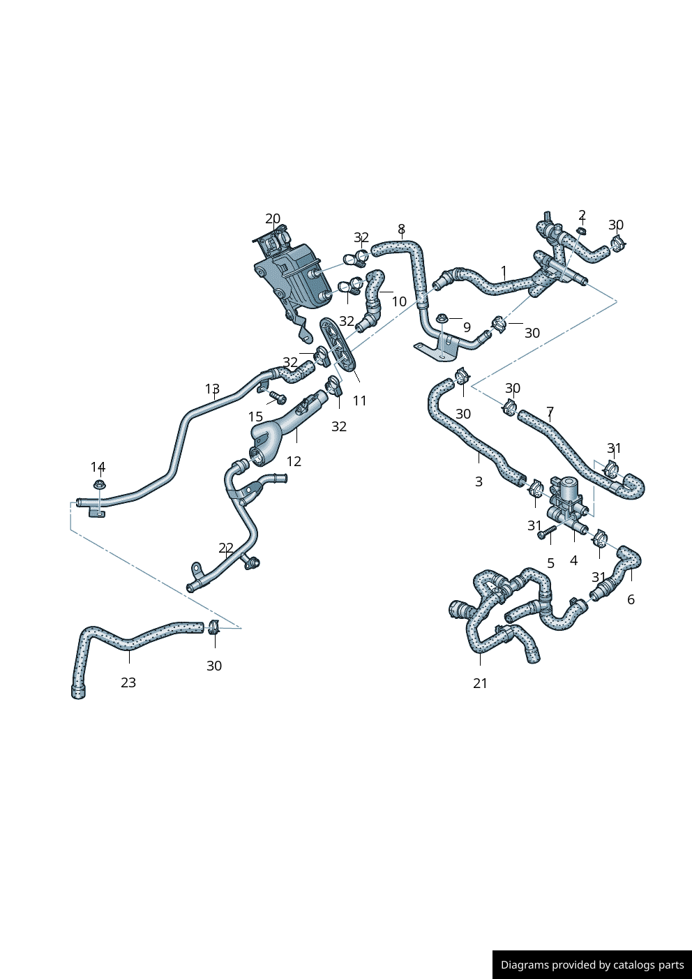 Car part diagram