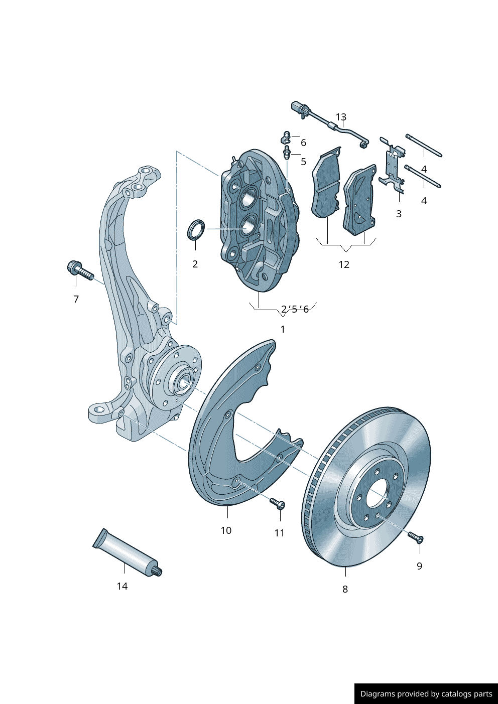 Car part diagram