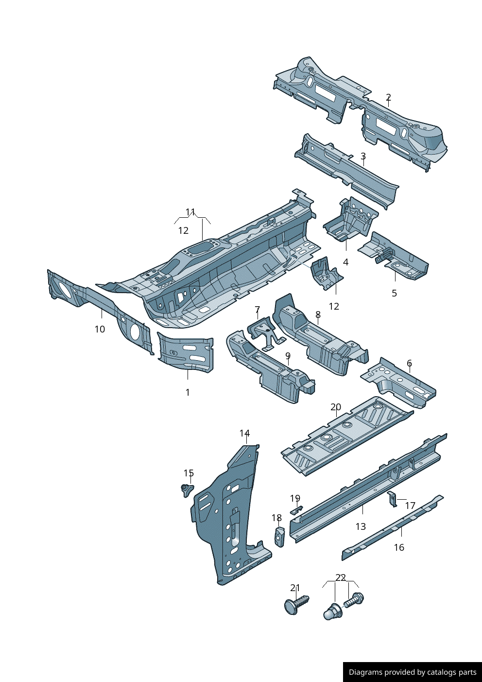 Car part diagram