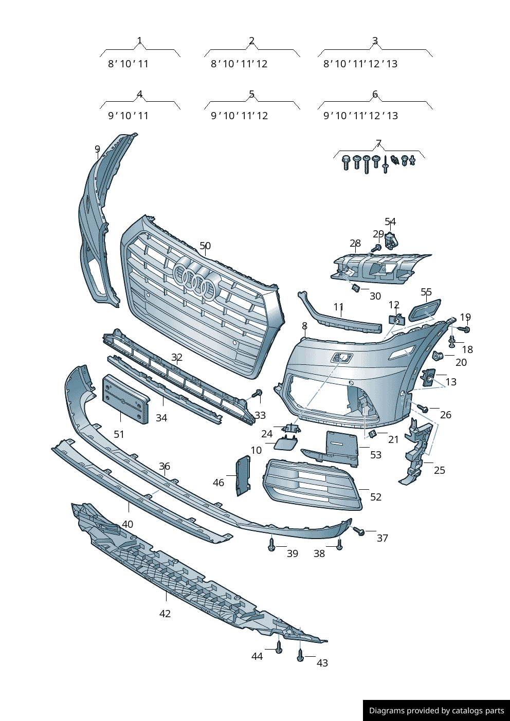 Car part diagram