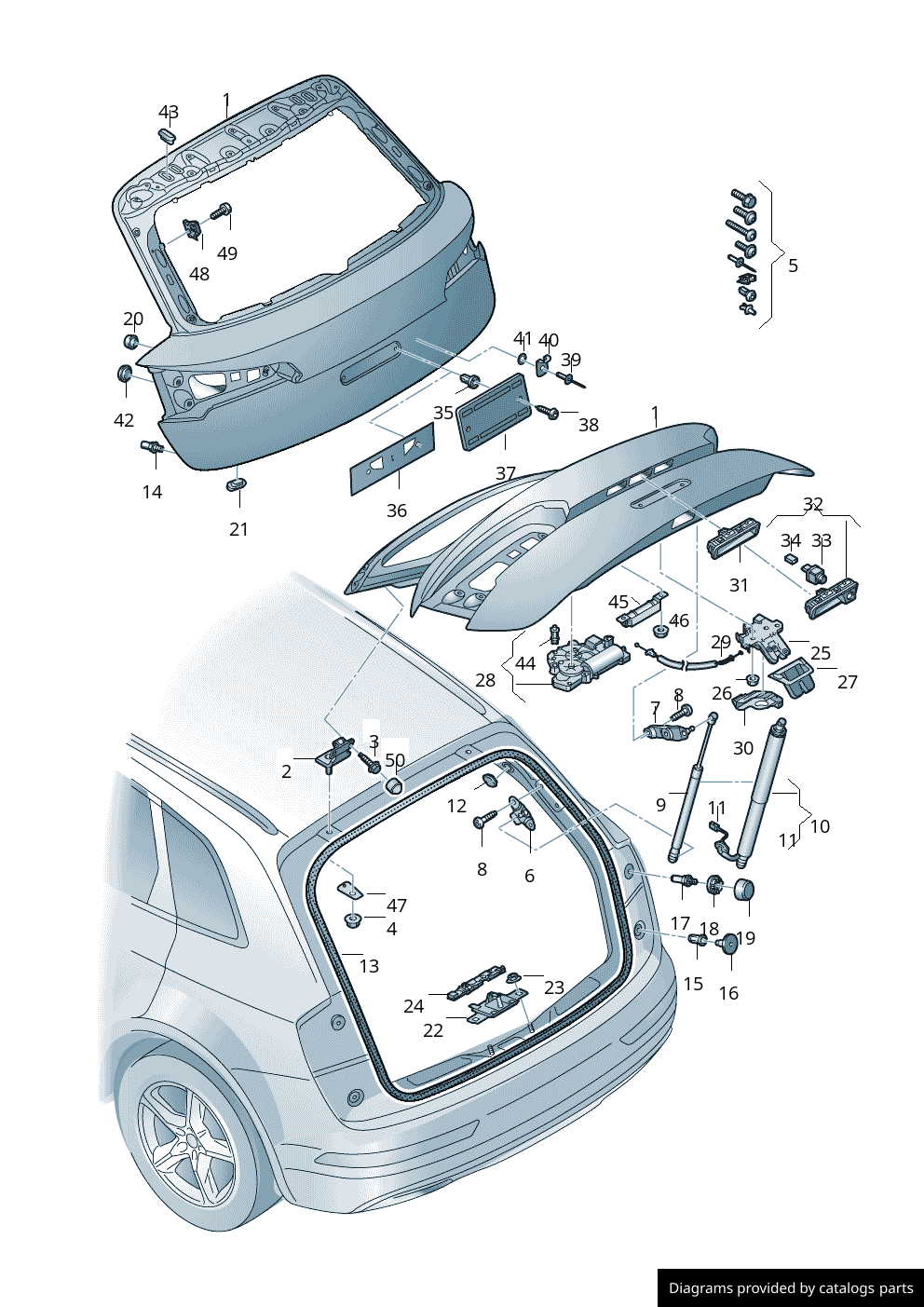 Car part diagram