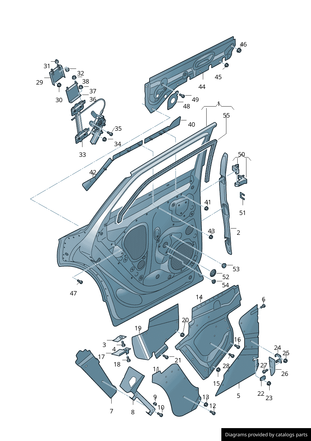 Car part diagram