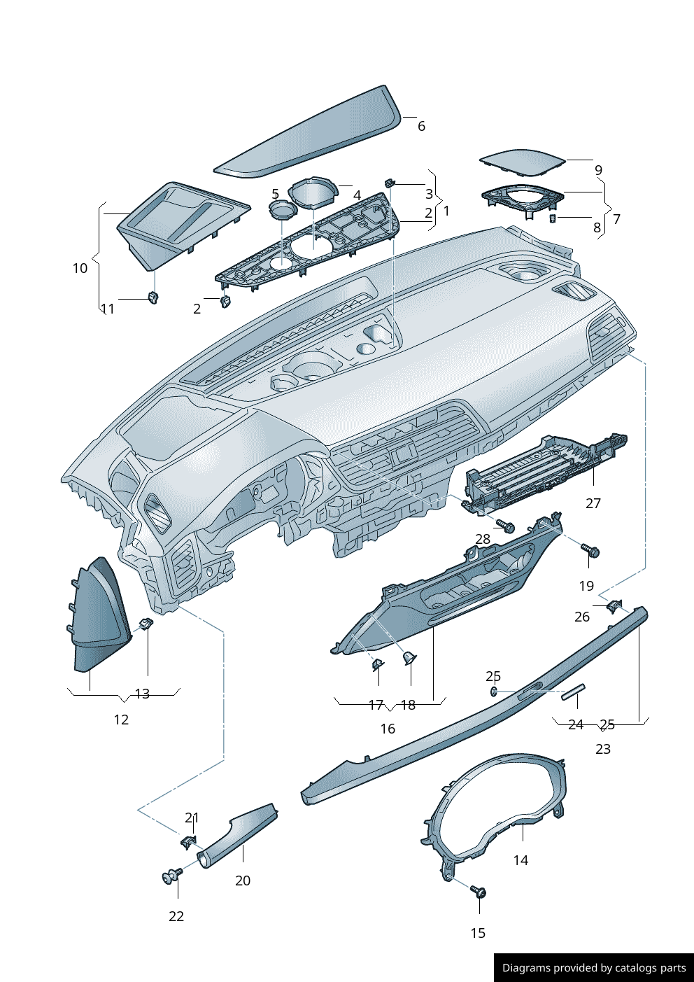 Car part diagram