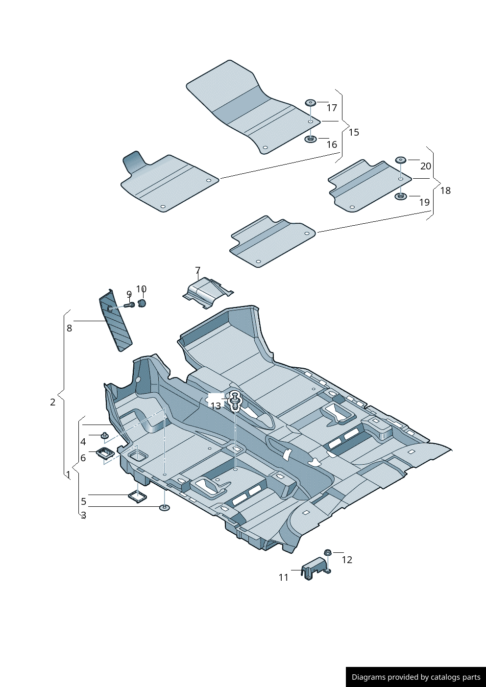 Car part diagram