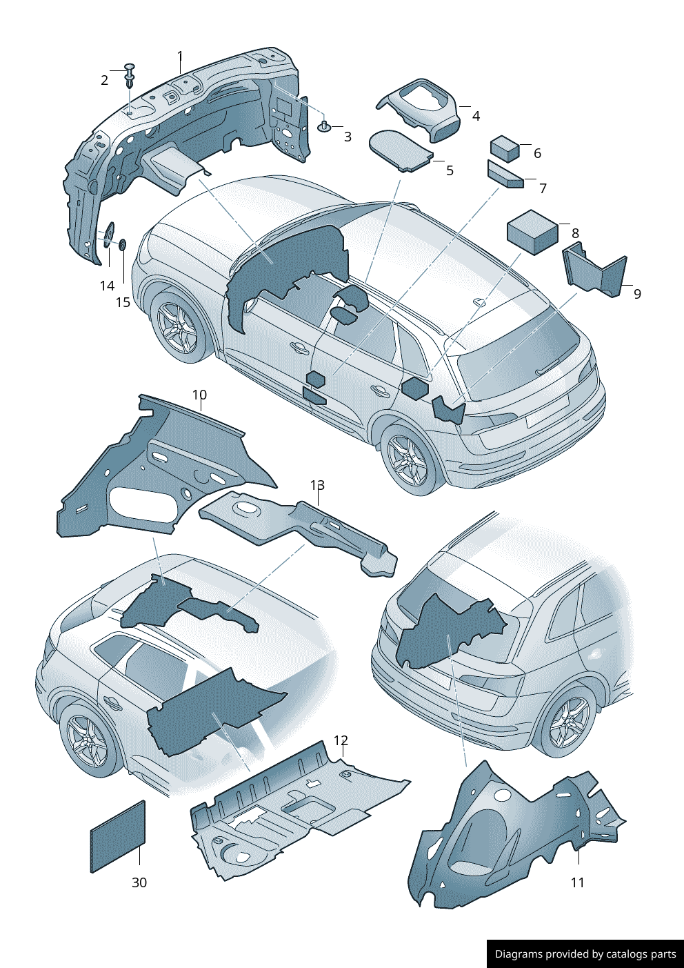 Car part diagram