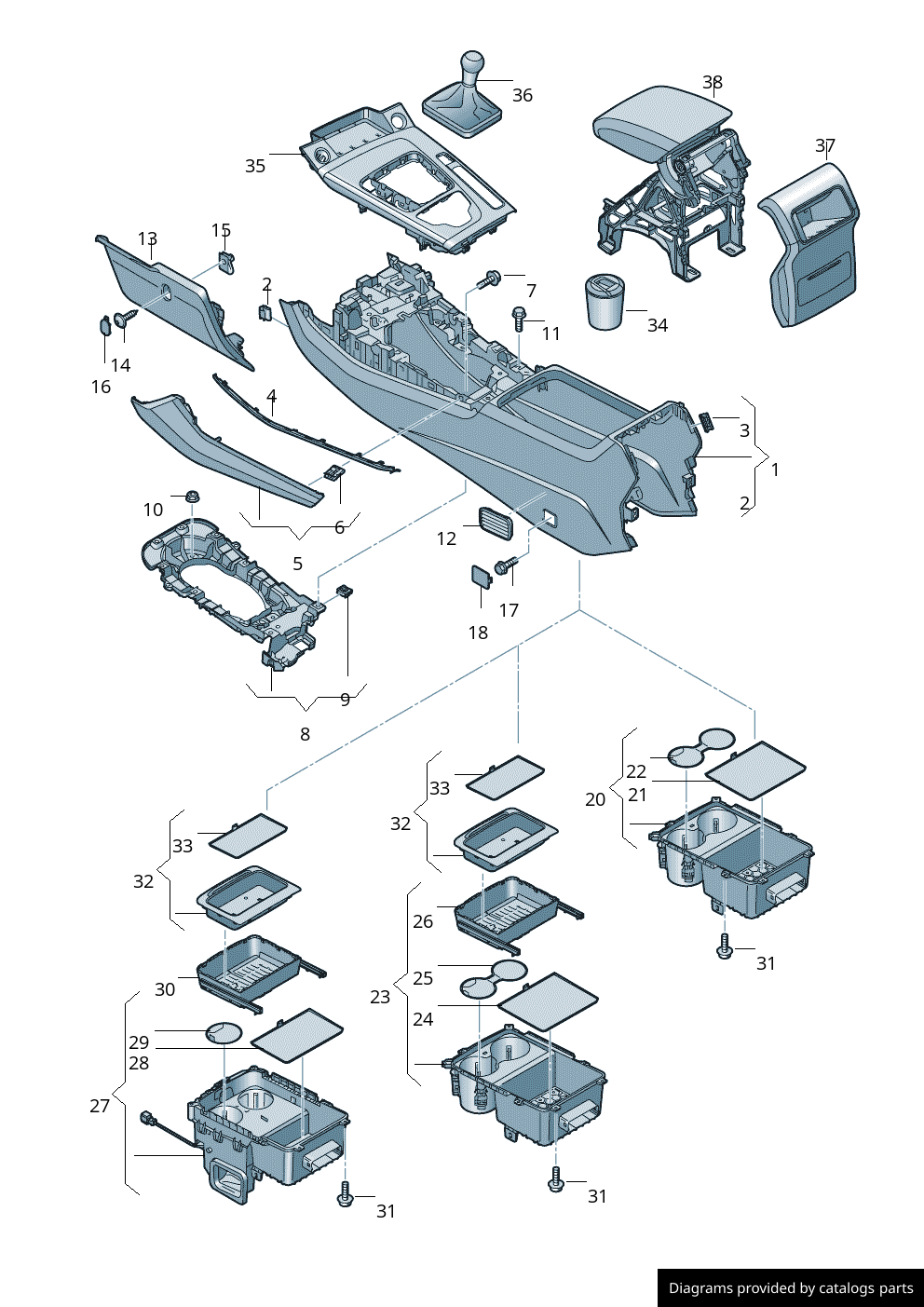 Car part diagram